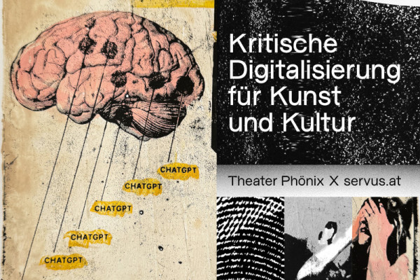 A brain diagram shows ChatGPT has replaced core functions of the brain, while a young girl in the bo