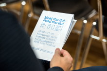 Foto: Violetta Wakolbinger, Meet the Bot.Feed the Bot. Foto: Violetta Wakolbinger
